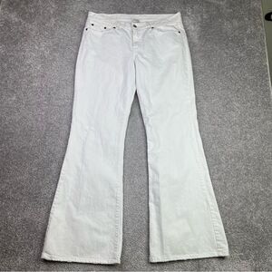 Lucky Brand Dungarees Jeans Women’s 14 White Bootcut Low Rise Sweet n Low